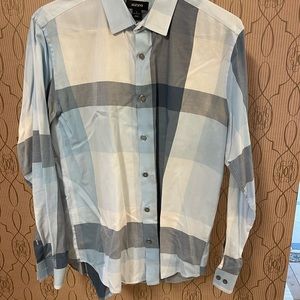 Men’s Alfani button-down, long sleeve shirt, size L
